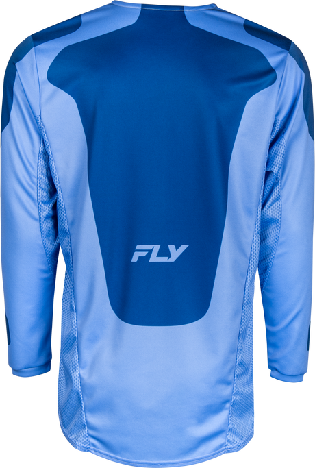 Fly Racing Kinetic Sym Jersey Ultramarine/Dark Blue for Motocross and Off-Road Vehicles