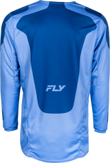 Fly Racing Kinetic Sym Jersey Ultramarine/Dark Blue for Motocross and ATV Vehicles
