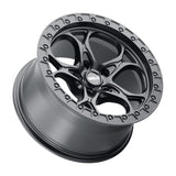 Weld Off-Road W108 17x9 Ledge Satin Black Wheel with 5x127 Bolt Pattern and -12 Offset