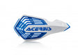 Acerbis X-Force Handguard - White/Blue for Motorcycle and Powersports Vehicles