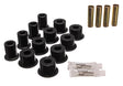 Energy Suspension Rear Leaf Spring Bushing Set for Toyota Pickup, 4Runner, Tacoma (1991-1997) - Hyper-Flex Polyurethane, Black