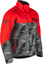Fly Racing SNX Pro Jacket Red/Black 4X – Snowmobile Jacket for Adult Men with Weatherproof and Insulated Features