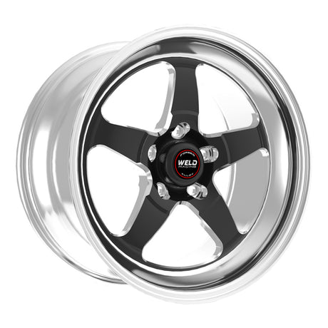 Weld S71 18x5 inch Black Modular Wheel with 5x120mm Bolt Pattern and High Pad for Cadillac and Chevrolet Camaro