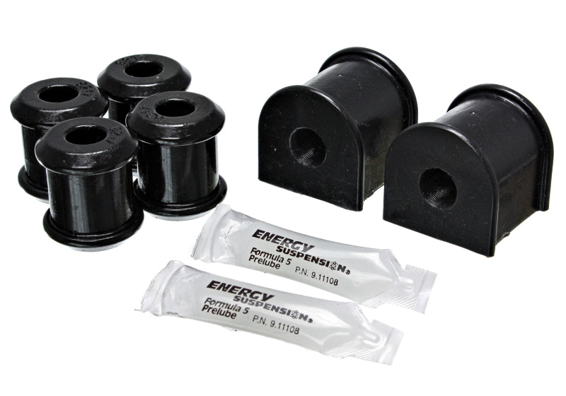 Energy Suspension 00-04 Dodge Dakota 4WD / 00-03 Durango 4WD Rear Sway Bar Bushing Set - 15mm Diameter, Black