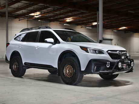 aFe Terra Guard Bumper with Winch Mount for 2020-2022 Subaru Outback - Heavy-Duty Front Bumper Guard with Light Tabs and Recovery Shackle Mounts