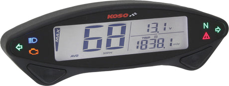 KOSO Ex 02s Street Version Speedometer for Dual Applications