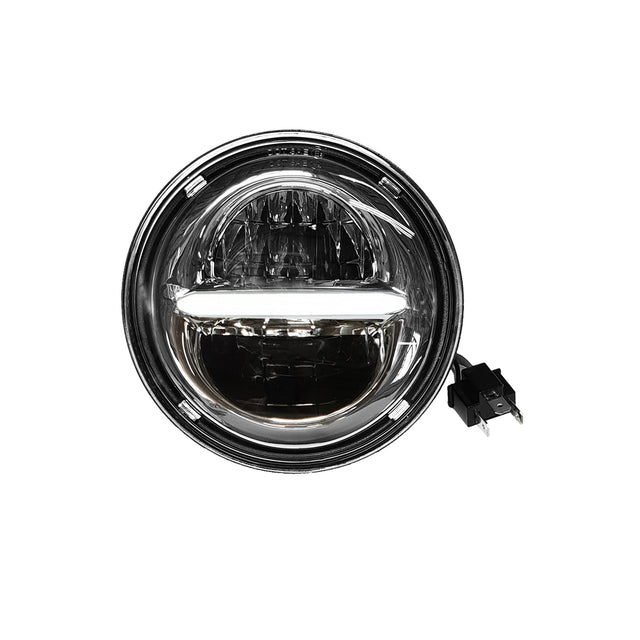 PATHFINDER HD5CLC Classic 5.75-Inch LED Headlight with Daytime Running Lights for Harley-Davidson Motorcycles