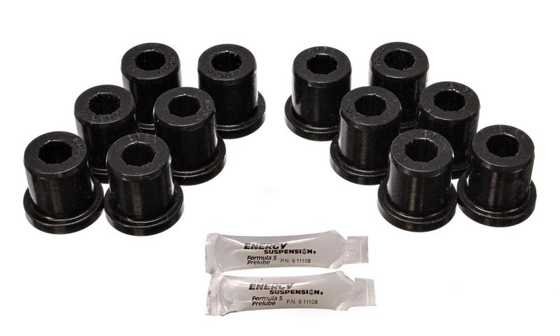 Energy Suspension 8.2106G Front and Rear Leaf Spring Bushing Set for Toyota Land Cruiser (1981-1989) with Hyper-Flex Polyurethane