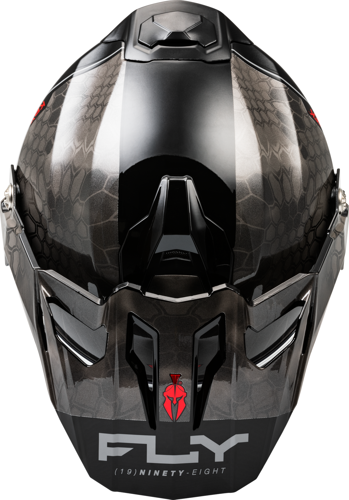Fly Racing Trekker CW Conceal Helmet with Electric Shield - Black/Grey/White, Extra Small for Off-Road and Adventure Vehicles