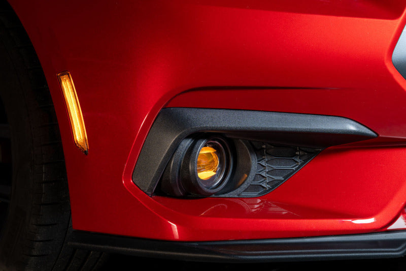 Diode Dynamics 2024 Ford Mustang EcoBoost Elite Series Add-On Fog Lamp Kit Yellow