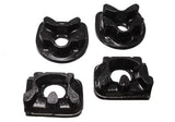 Energy Suspension 16.1105G Black Polyurethane Motor Mount Inserts for Honda Civic 1994-1995 and Del Sol 1993-1997