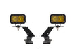Diode Dynamics 19-21 Ford Ranger Stage Series 2in LED Ditch Light Kit - Yellow Pro Combo