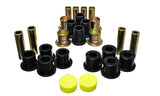 Energy Suspension Control Arm Bushing Set 5.3139G for 2000-2004 Dodge Dakota & 2001-2003 Durango, Front & Rear, Black