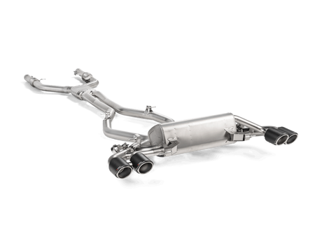 Akrapovic Evolution Link Pipe Set for 2017-2019 Alfa Romeo Giulia Quadrifoglio – Titanium