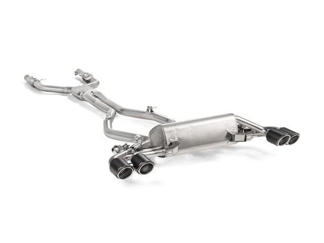 Akrapovic Evolution Link Pipe Set for 2017-2019 Alfa Romeo Giulia Quadrifoglio – Titanium