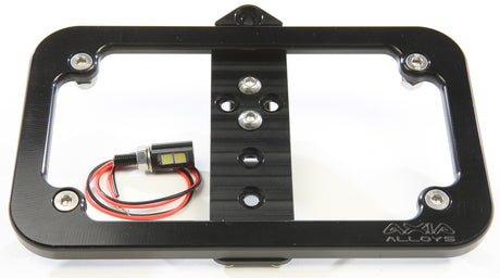 AXIA MODLP-BK Lighted License Plate Frame with 12V LED for Select Vehicles