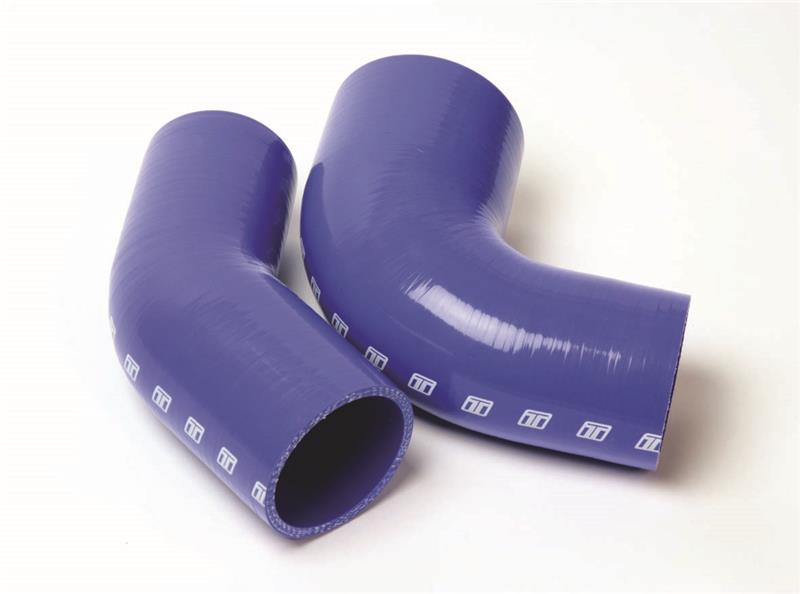 Turbosmart 90 Degree Reducer Elbow 2.0-2.5 Inch Hose - Blue