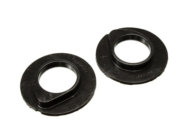 Energy Suspension 4.9108G Front Coil Spring Isolator Set for 1993-1996 Ford F-150 and Ford Bronco - Black