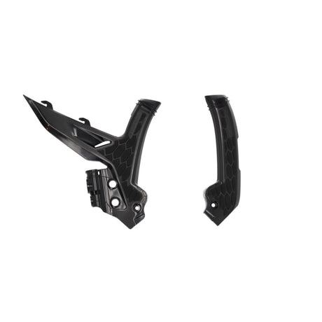 Acerbis 23+ KTM EXC-F, SX, SX-F, XC, XC-F, XC-W, XCF-W Frame Guards with X-Grip - Black