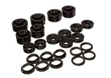 Energy Suspension Hyper-Flex Polyurethane Body Mount Set for 2004-2007 Ford F-250 and F-350 Super Duty, 2WD/4WD, Reg Cab, Black Part Number 4.4121G