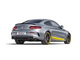 Akrapovic Evolution Line Cat-Back Exhaust System for 2016-2017 Mercedes-Benz C63 AMG Coupe with Titanium and Carbon Tips