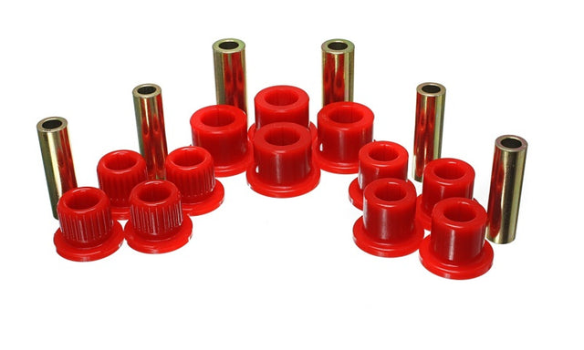 Energy Suspension 4.2147R Rear Leaf Spring Bushing Set for 2006-2007 Ford F-250 Super Duty, F-350, and F-250 SD 2WD/4WD