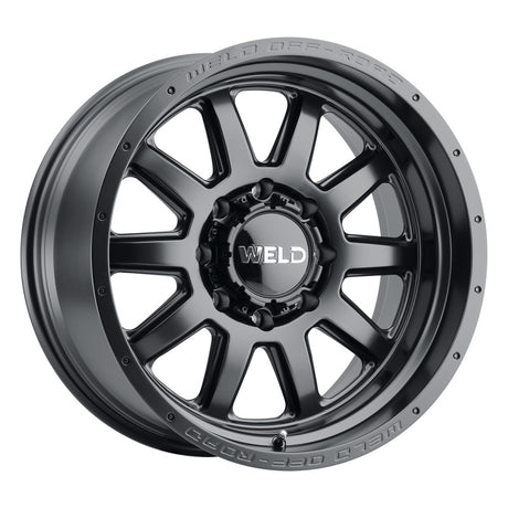 Weld Off-Road W101 20x9 Satin Black Stealth Off-Road Wheel with 6x135 & 6x139.7 Bolt Pattern