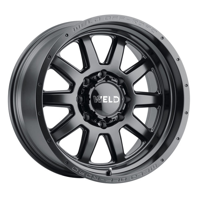 Weld Off-Road W101 20x9 Satin Black Stealth Off-Road Wheel with 6x135 & 6x139.7 Bolt Pattern