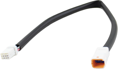 KOSO 20-A91803A 12-Inch Extension Wire for HUD Gauges - Compatible with Harley-Davidson Streetbob, Softail, and Touring Models