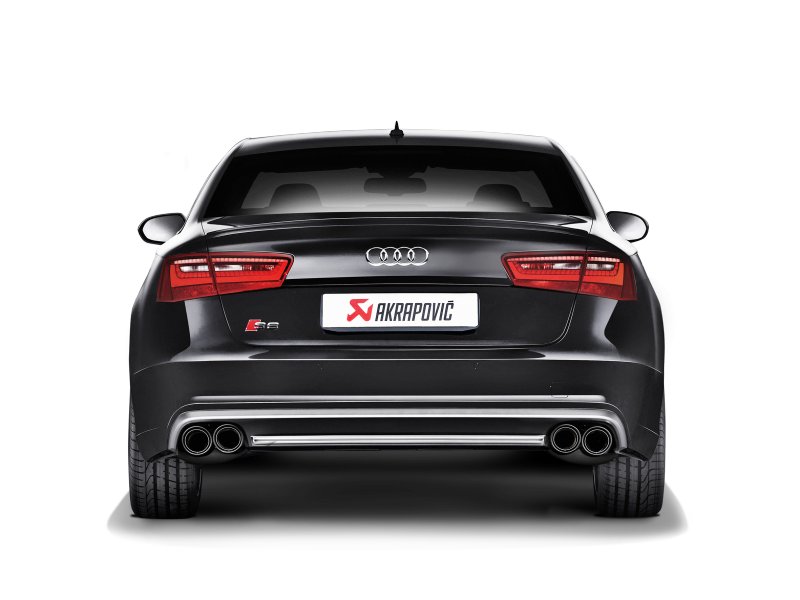 Akrapovic Evolution Line Cat Back Exhaust System for 2013-2017 Audi S6 Avant & Limousine with Titanium & Carbon Tips - Part S-AU/TI/6H
