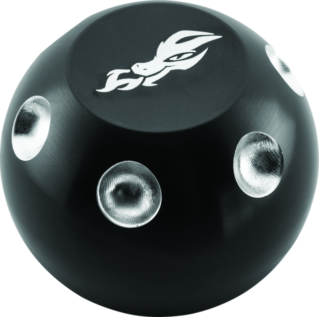 DragonFire Racing Contrast Shifter Knob 2 inches – CNC Billet Aluminum with Black Anodized Finish for Can-Am Models