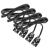 Oracle 15-21 Dodge Charger RGB+W DRL Headlight DRL Kit - ColorSHIFT w/ Simple Controller