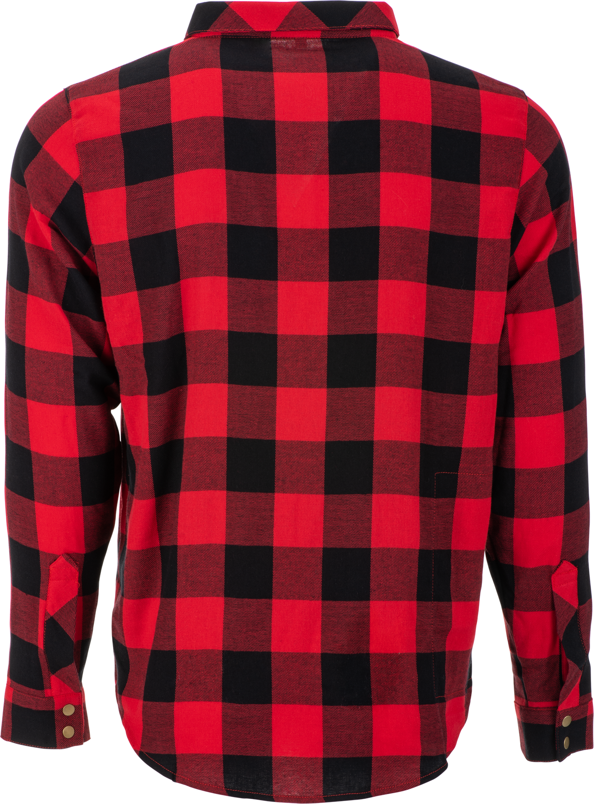 Fly Racing Tek Flannel Red/Black Sm - Performance Flannel Shirt with Ventilation and Secure Closures