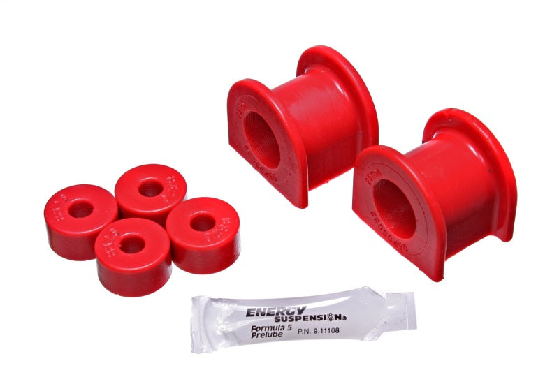 Energy Suspension 8.5141R Front Sway Bar Bushings for Toyota 4Runner (1996-2009) - Red polyurethane