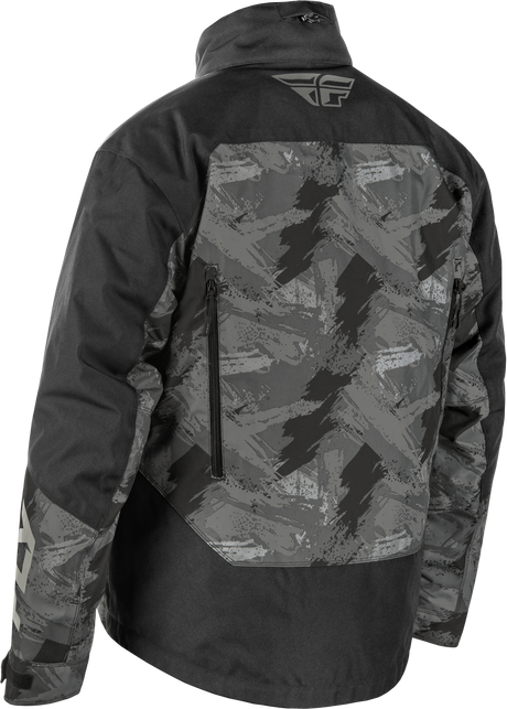 Fly Racing Youth SNX Pro Jacket Black YM - Snowmobile Wear for Youth with Weatherproof Technology