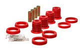 Energy Suspension Hyper-Flex Red Upper Control Arm Bushing Set for Jeep Wagoneer (1984-1990) - Front and Rear Fitment