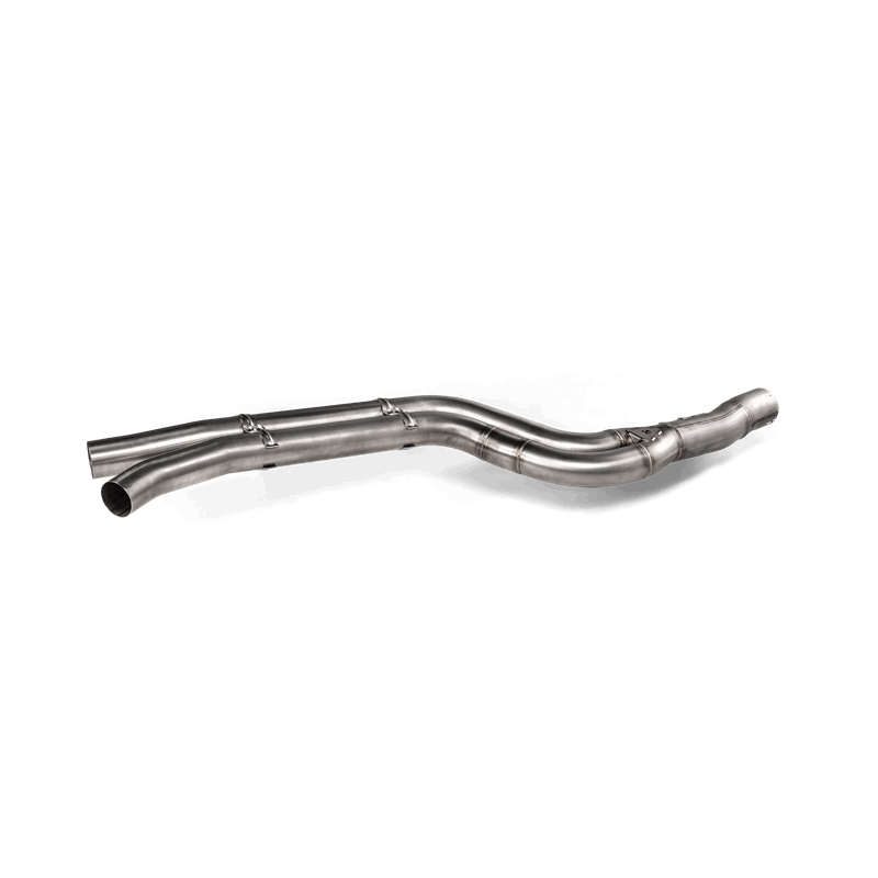 Akrapovic Evolution Link Pipe Set for 2019 Toyota Supra A90 – Stainless Steel, No Hardware Included