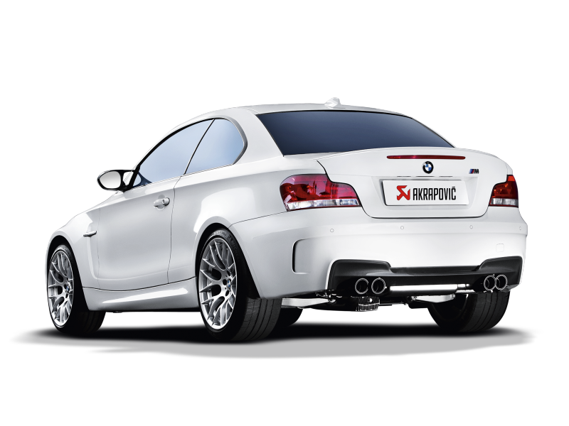 Akrapovic Slip-On Line Exhaust for 2011-2012 BMW 1 Series M Coupe (E82) Titanium with Tips
