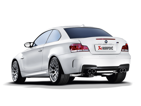 Akrapovic Slip-On Line Exhaust for 2011-2012 BMW 1 Series M Coupe (E82) Titanium with Tips