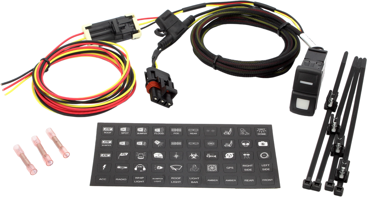 XTC Power Products Light Duty Switch System for Polaris Ranger 1500 with Roof Mounted PULSE Bus Bar