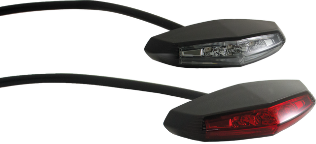 KOSO HB031000 LED Tail/Brake Light with Red Lens for Honda Civic, Toyota Corolla, Ford F-150, and More