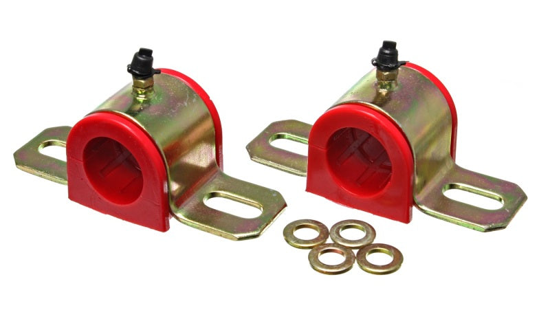 Energy Suspension 9.5168R Red Greaseable 35mm Sway Bar Bushings for Front and Rear Fitment