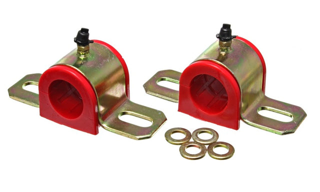 Energy Suspension 9.5168R Red Greaseable 35mm Sway Bar Bushings for Front and Rear Fitment