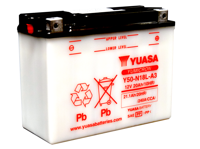 Yuasa Y50-N18L-A3 Yumicron 12-Volt Battery