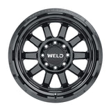 Weld Off-Road W168 20x9 Stealth Gloss Black Wheel with 6x135 and 6x139.7 Bolt Pattern