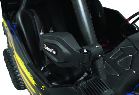 DragonFire Racing Slayer UTV Mirrors - Durable CNC-Billet Aluminum with Low-Profile Design