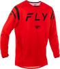 Fly Racing Kinetic Center Jersey Red/Black SM for Off-Road & ATV Vehicles