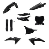 Acerbis 23-24 KTM 125-450 SX/SX-F/XC/XC-F Plastic Kit - Black | Powersports Bodywork for KTM Off-Road Motorcycles