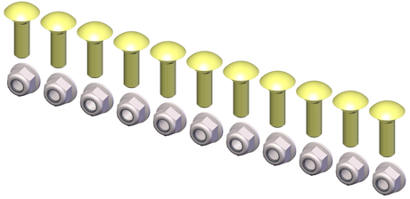 KFI Wear Bar Hardware Kit