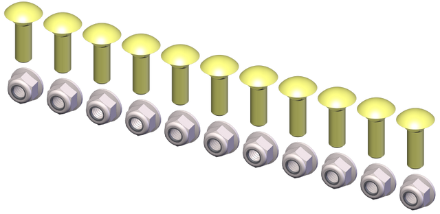 KFI Wear Bar Hardware Kit